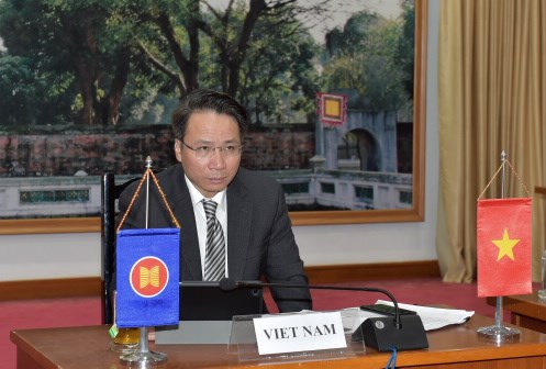 Ông Hà Duy Tùng - Vụ trưởng Vụ Hợp tác quốc tế thay mặt Bộ Tài chính Việt Nam tham dự Hội nghị.