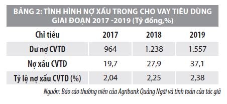 Phát triển cho vay tiêu dùng tại Ngân hàng Agribank Quảng Ngãi - Ảnh 2
