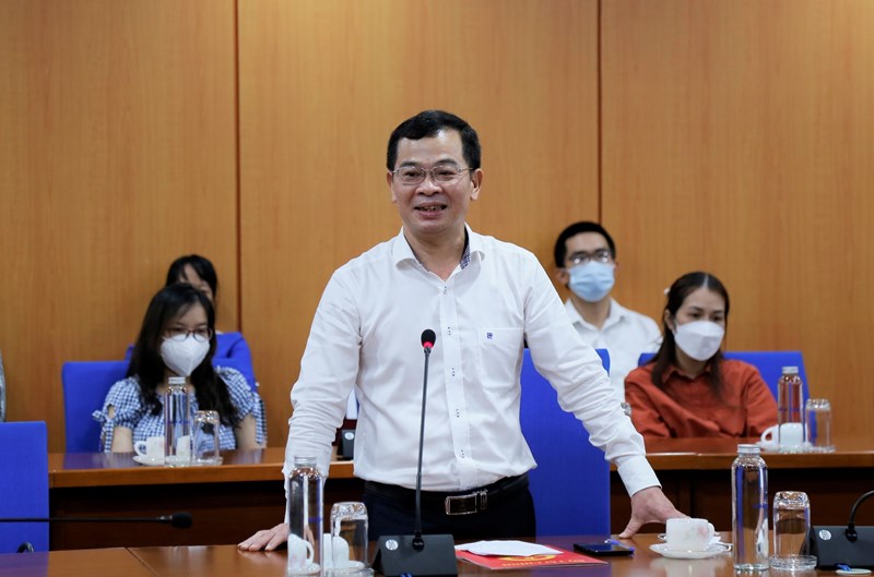 Tân Cục trưởng Cục Quản lý công sản Nguyễn Tân Thịnh cảm ơn Ban Cán sự Đảng, Lãnh đạo Bộ Tài chính đã tin tưởng giao trọng trách mới.