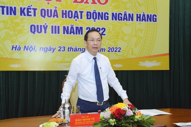 Ông Đào Minh Tú, Phó Thống đốc Thường trực NHNN: NHNN sẽ sử dụng các biện pháp tiền một cách linh hoạt để đạt được những mục tiêu đề ra - Ảnh: VGP/HT